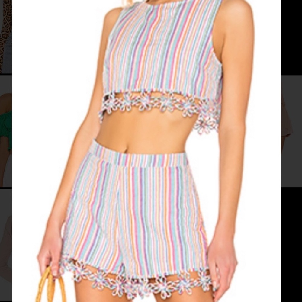 Majorelle tank and shorts set